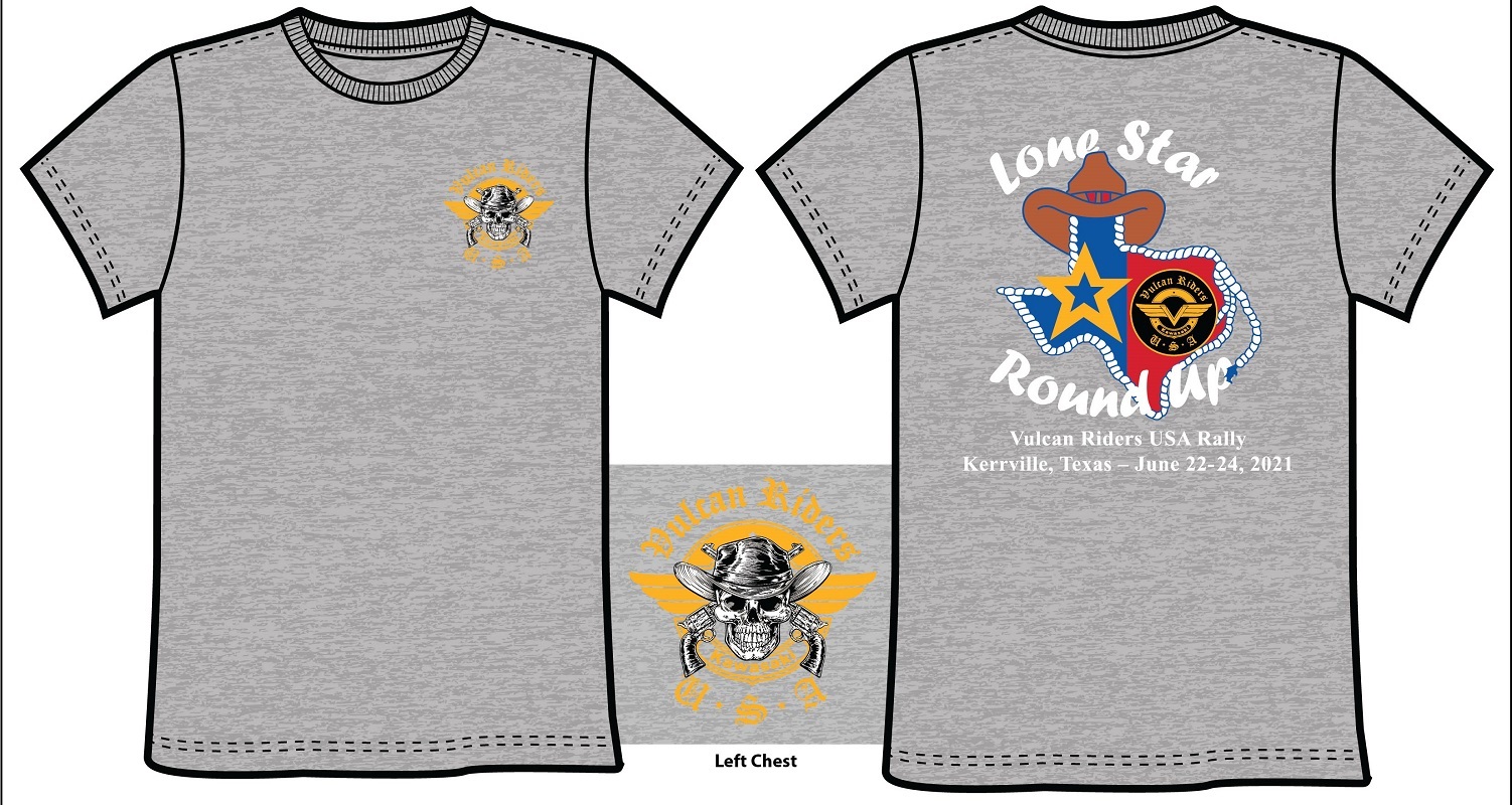 2021 - EAST RALLY, Lone Star Round Up T-Shirt